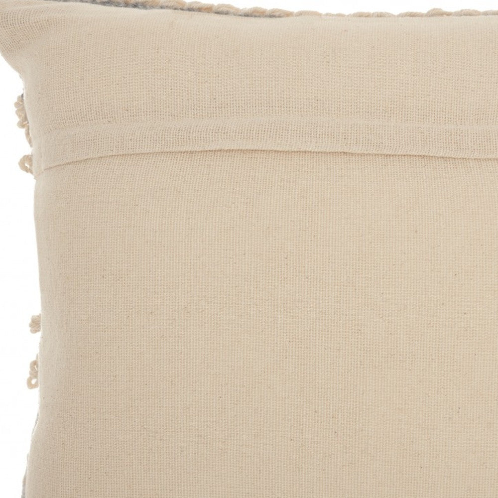 Bohemian Gray Throw Pillow