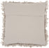 Loose Luscious Shag Light Gray Throw Pillow