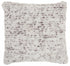 Soft Shaggy Purple And White Spotted Throw Pillow