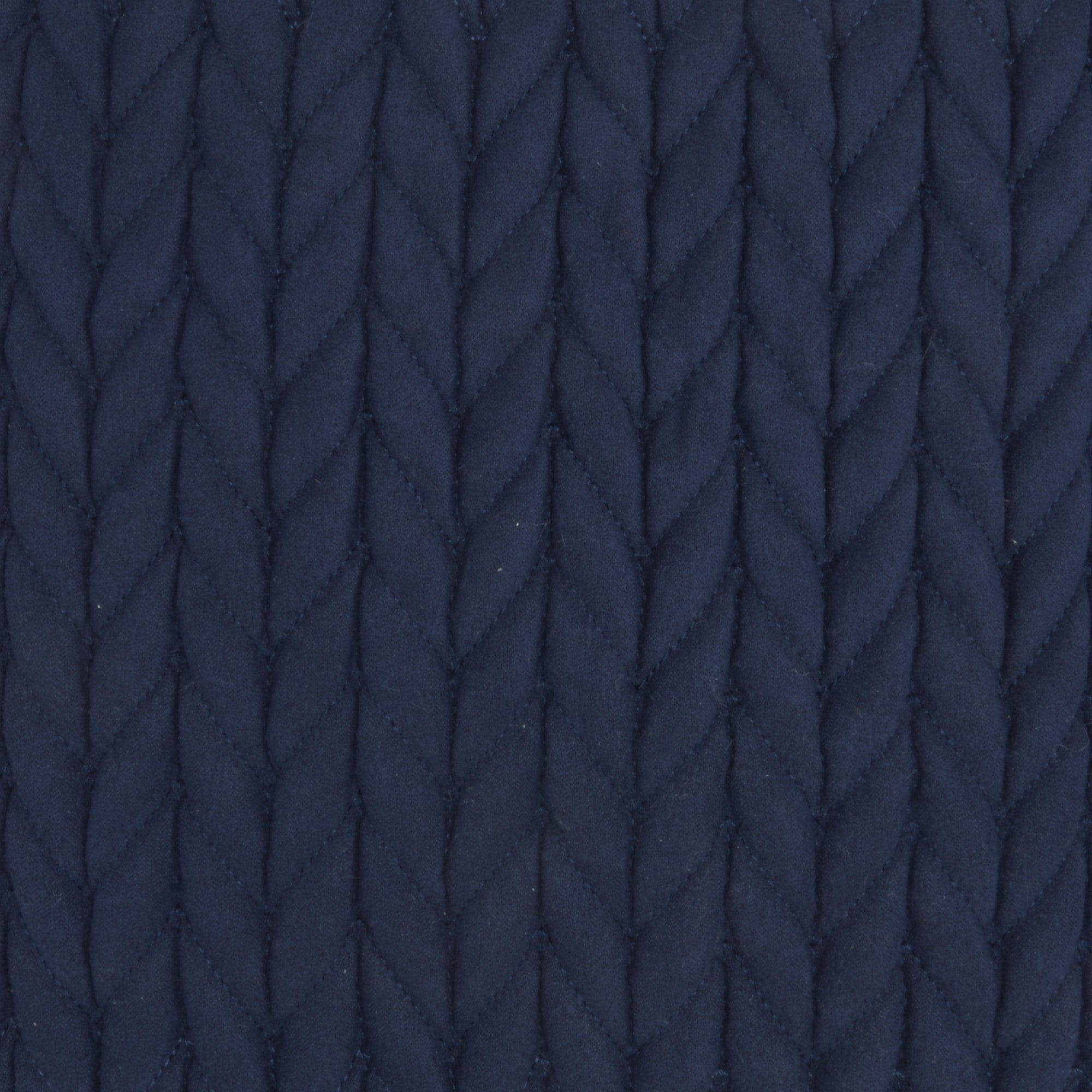 18" X 18" Navy Blue Braided Polyester Zippered Pillow