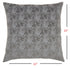 Slate Gray Distressed Gradient Throw Pillow