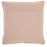 Blush Pink Textured Dots And Stripes Throw Pillow