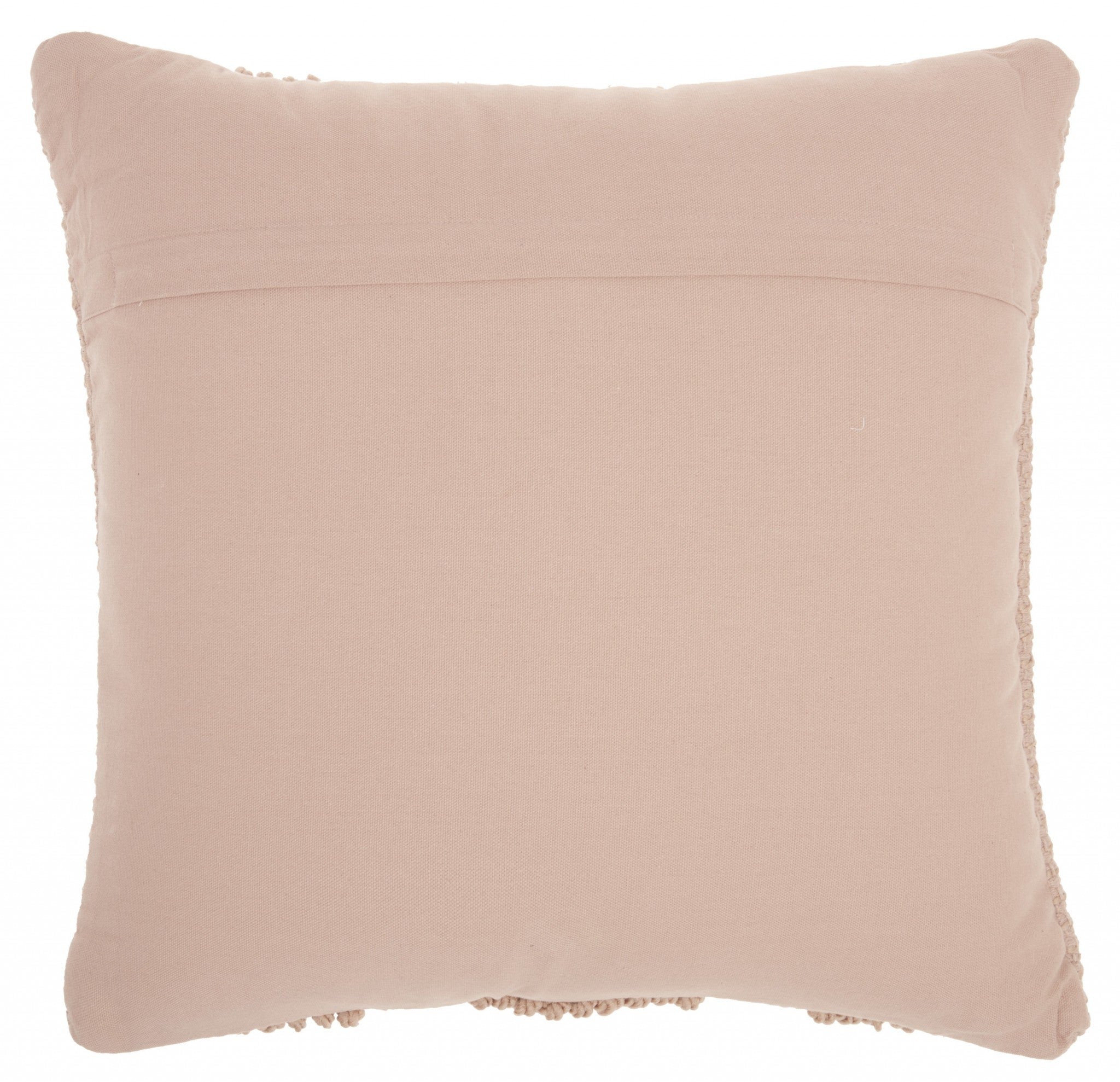 Blush Textured Diamonds Throw Pillow