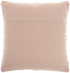 Blush Textured Broken Stripes Throw Pillow