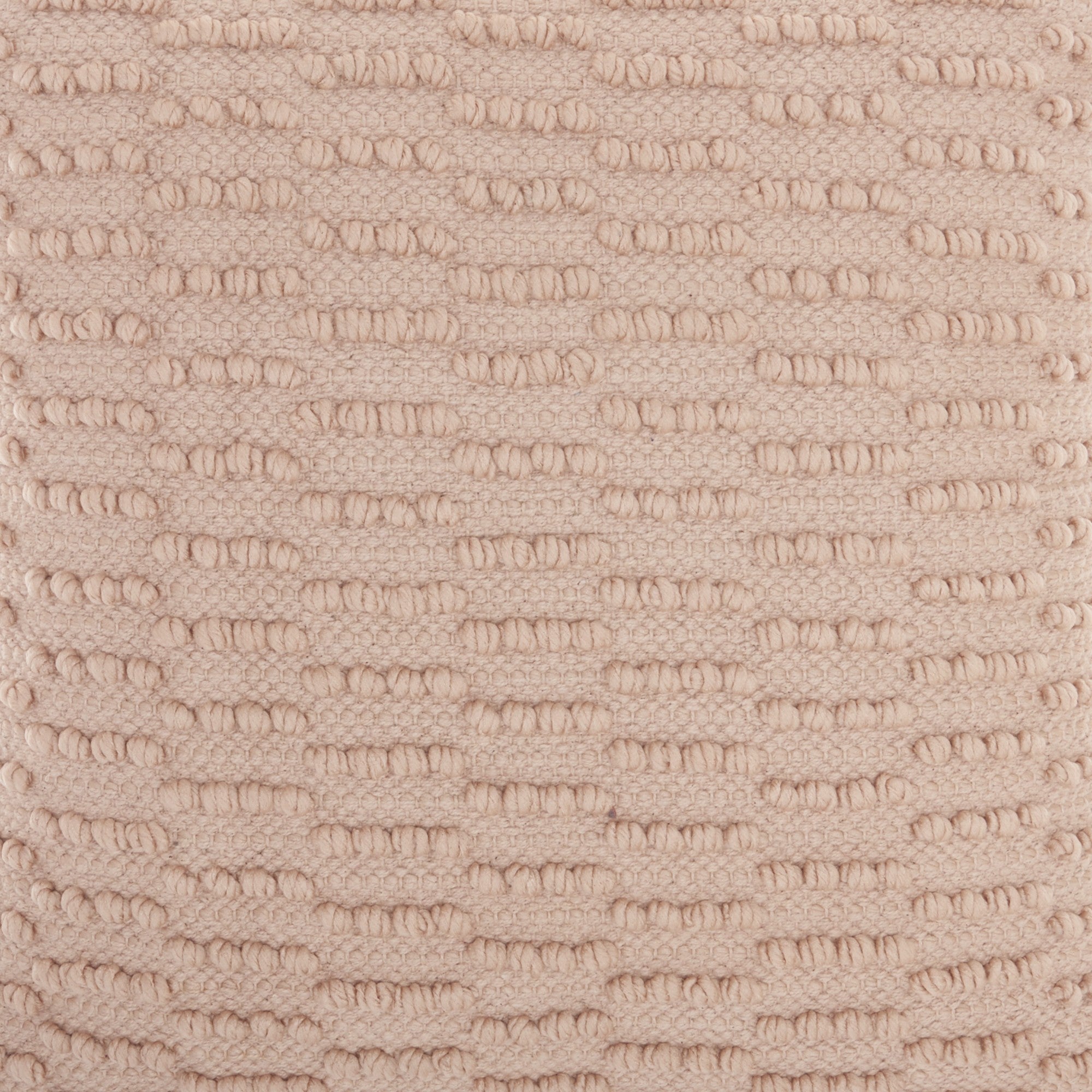 Blush Textured Broken Stripes Throw Pillow