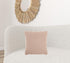 Blush Textured Broken Stripes Throw Pillow