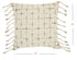 Brown And White Grid Detail Throw Pillow