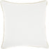 Cream Sequined Ombre Throw Pillow