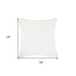 Cream Sequined Ombre Throw Pillow