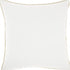 Cream Sequined Ombre Throw Pillow