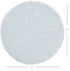 16" Periwinkle Tufted Round Throw Pillow