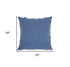 Royal Blue Abstract Shaggy Detail Throw Pillow