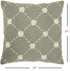 Glamorous Handcrafted Sage Accent Throw Pillow