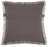 Solid Charcoal Contemporary Throw Pillow