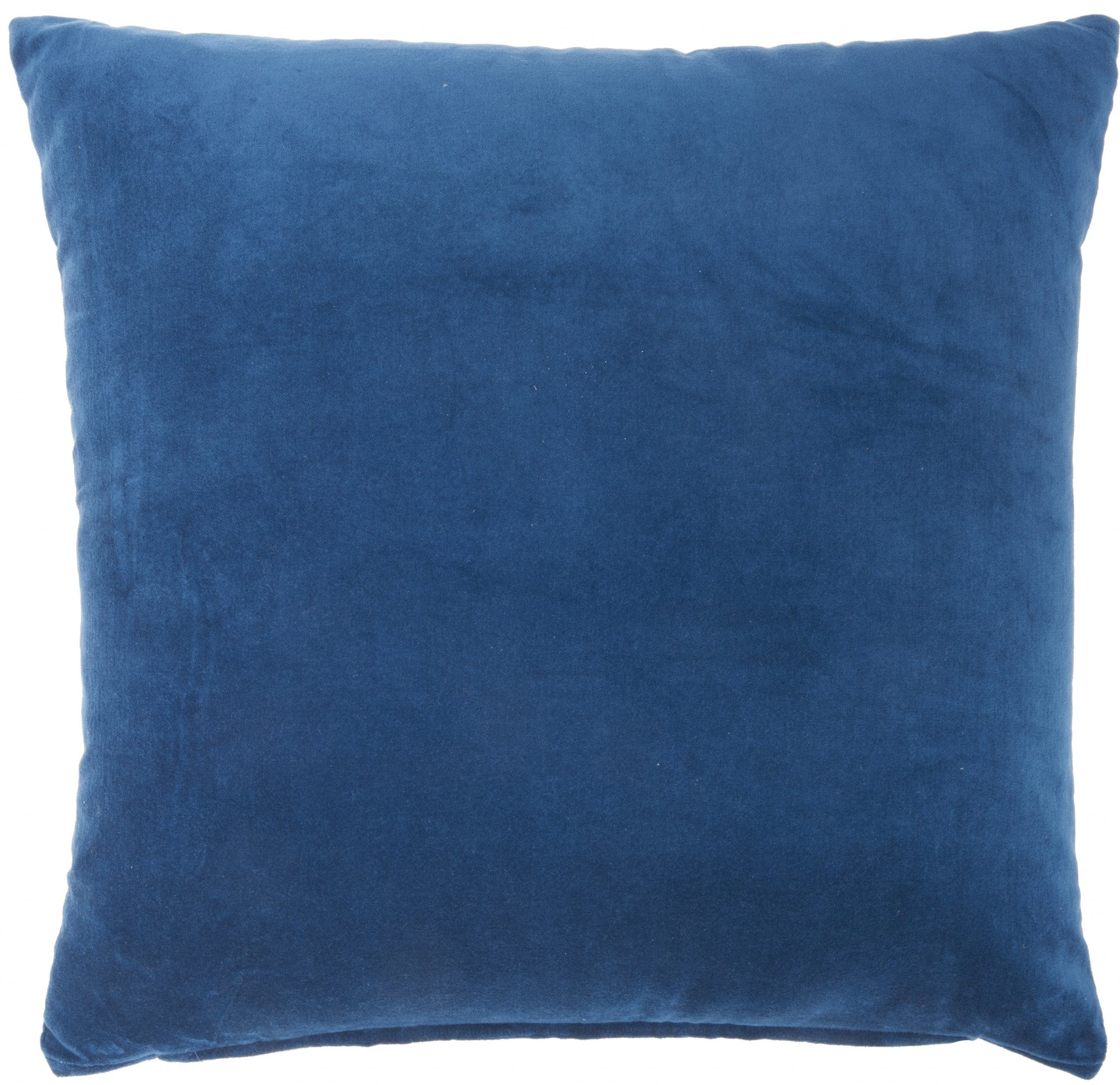 Navy Soft Velvet Accent Throw Pillow