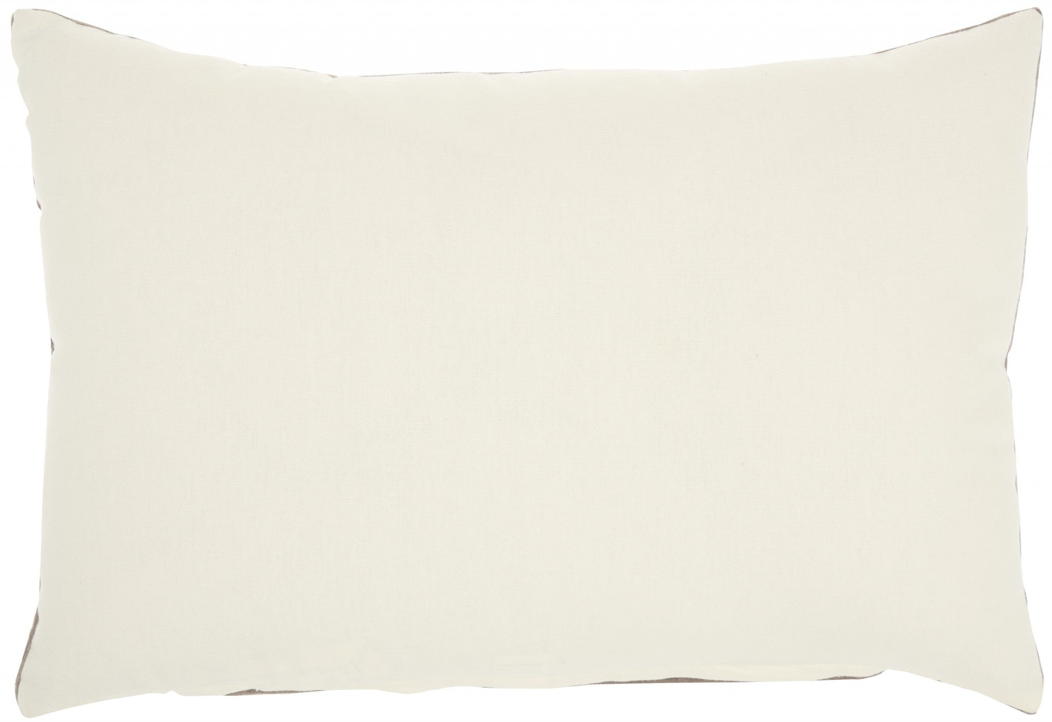 Solid Taupe Casual Throw Pillow