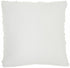 Sequined White  Accent Throw Pillow