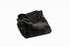 Black Faux Fur Solid Color Plush Throw