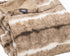 Beige Faux Fur Ombre Plush Throw