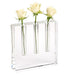 7" Clear Crystal Clear Square Table Vase