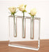 7" Clear Crystal Clear Square Table Vase