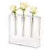 7" Clear Crystal Clear Square Table Vase