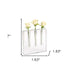 7" Clear Crystal Clear Square Table Vase