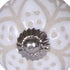 Set Of Twelve Vintage Beige And White Floral Ceramic Knobs