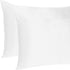 White Dreamy Set Of 2 Silky Satin Standard Pillowcases