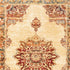 5’ X 7’ Gold And Orage Floral Medallionarea Rug