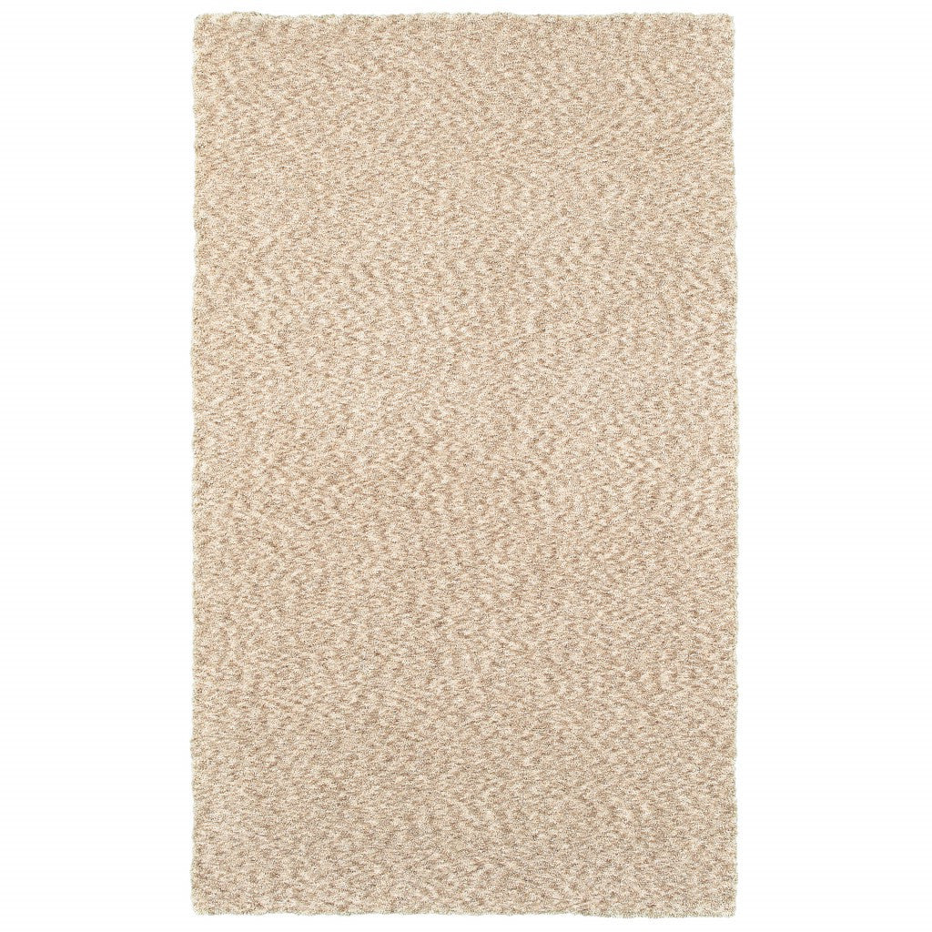 3’ X 5’ Modern Soft Tan Indoor Area Rug