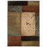 2’ X 3’ Beige And Brown Floral Block Pattern Scatter Rug