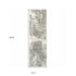 7’ X 10’ Gray And Ivory Distressed Abstract Area Rug