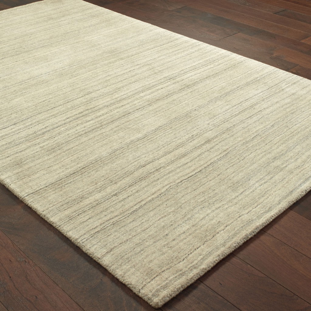 3’ X 8’ Two-Toned Beige And Grayrunner Rug