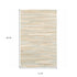 3’ X 8’ Beige And Gray Eclectic Linesrunner Rug