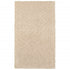 3’ X 5’ Modern Soft Tan Indoor Area Rug