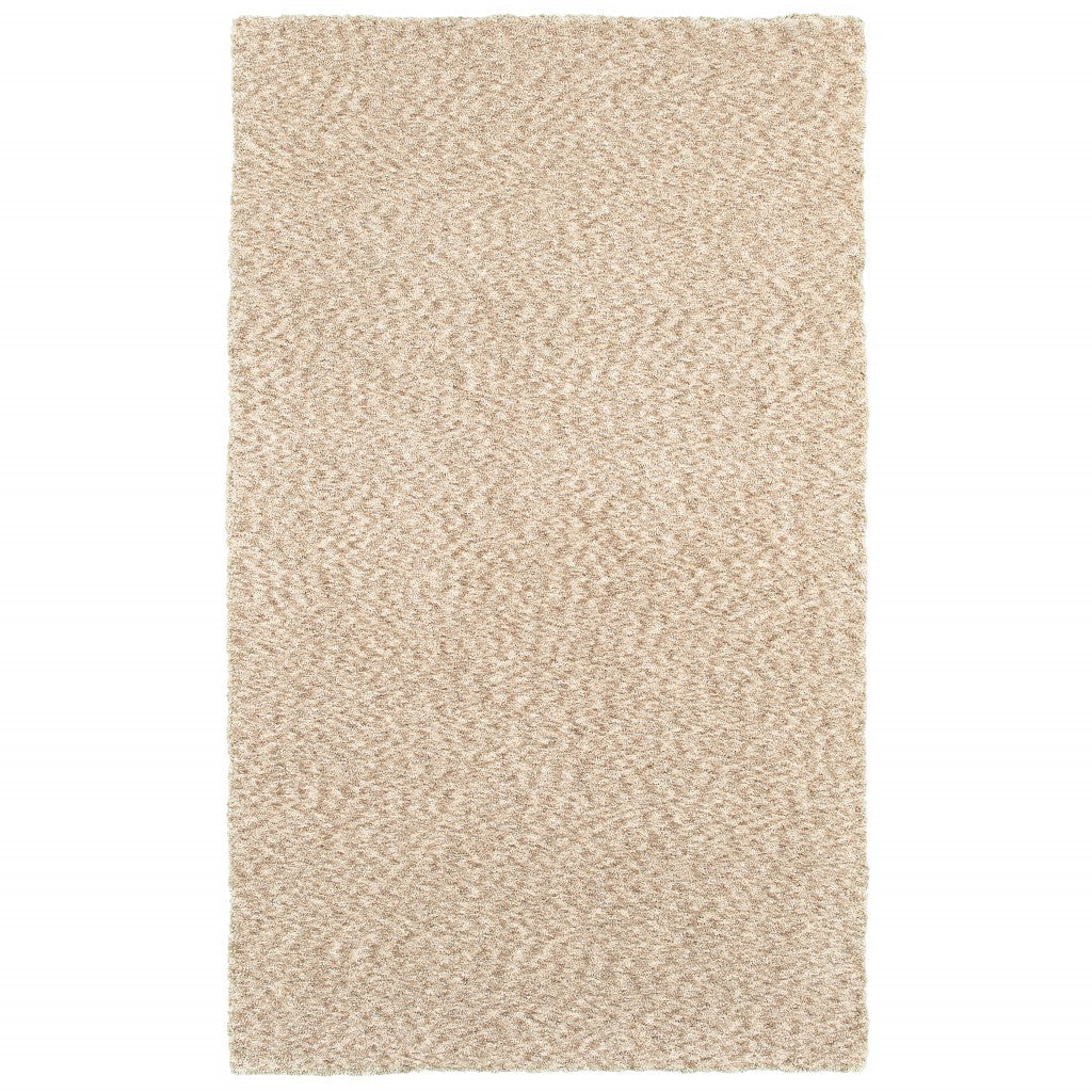 3’ X 5’ Modern Soft Tan Indoor Area Rug