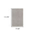 3’ X 5’ Modern Shaggy Soft Gray Indoor Area Rug