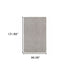 3’ X 5’ Modern Shaggy Soft Gray Indoor Area Rug