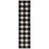 8’ X 10’ Monochromatic Gingham Pattern Indoor Area Rug