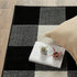 8’ X 10’ Monochromatic Gingham Pattern Indoor Area Rug