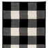 8’ X 10’ Monochromatic Gingham Pattern Indoor Area Rug