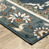 2’ X 7’ Blue And Beige Floral Medallion Indoor Runner Rug