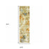 2’ X 8’ Modern Abstract Gold And Beige Indoor Runner Rug