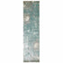 6’ X 9’ Blue And Gray Abstract Pattern Indoor Area Rug