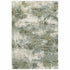 2’ X 8’ Blue And Sage Distressed Waves Indoor Runner Rug