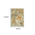 2’ X 8’ Modern Abstract Gold And Beige Indoor Runner Rug