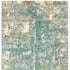 6’ X 9’ Blue And Gray Abstract Pattern Indoor Area Rug