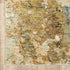 2’ X 8’ Modern Abstract Gold And Beige Indoor Runner Rug