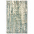 3’ X 10’ Blue And Gray Abstract Splash Indoor Runner Rug